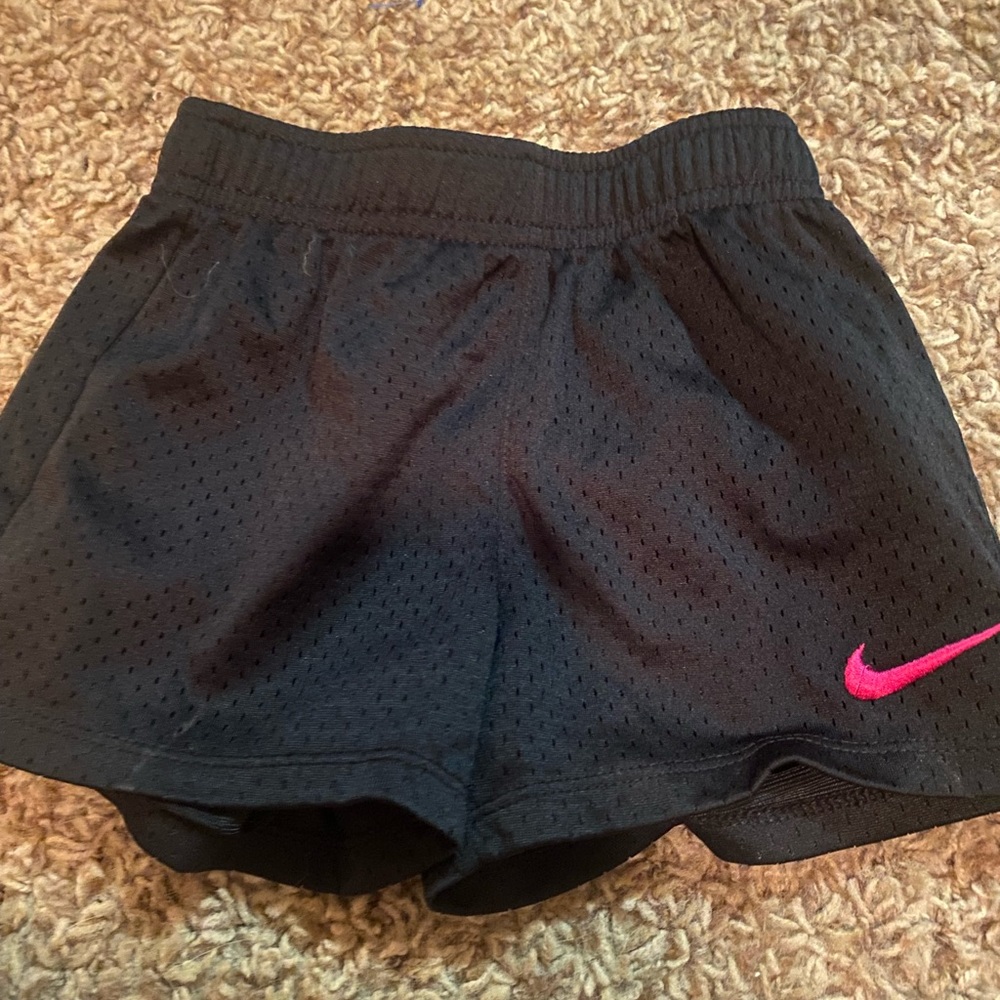 Nike Black 4T 3-4yrs Girls Athletic Shorts